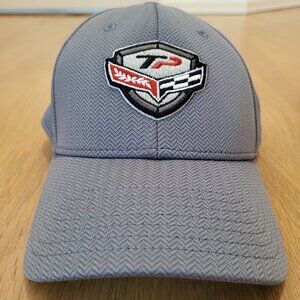 TaylorMade Corvette Hat Cap Gray Adjustable Strapback Golf Tour Preferred